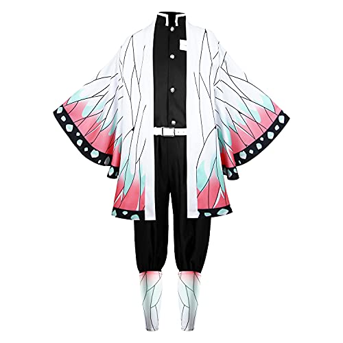 Costume Cosplay Di Agatsuma Zenitsu Da Demon Slayer, Completo Con Kimono, Pantaloni, Fodera, Cintura E Parrucca, Adatto Per Halloween, Feste, Convention Anime E Giochi Di Ruolo