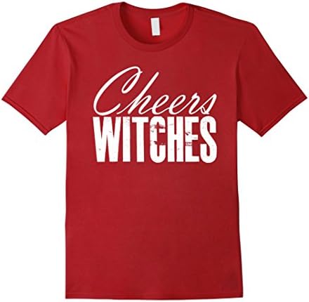 Mens Cheers Witches Halloween Bachelorette Costume T_Shirt XL Cranberry