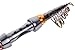 Enjoydeal Portable Carbon Fiber Telescopic Fishing Rod Travel Spinning Fishing Pole