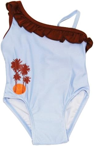 Snap Me Swimwear "California Catie" Blue One-Piece Swimsuit