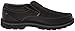 Skechers USA Men's Segment The Search Slip On Loafer,Black Leather,11.5 M US