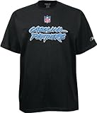 Carolina Panthers Black 2007 Sideline Official Wordmark T-Shirt