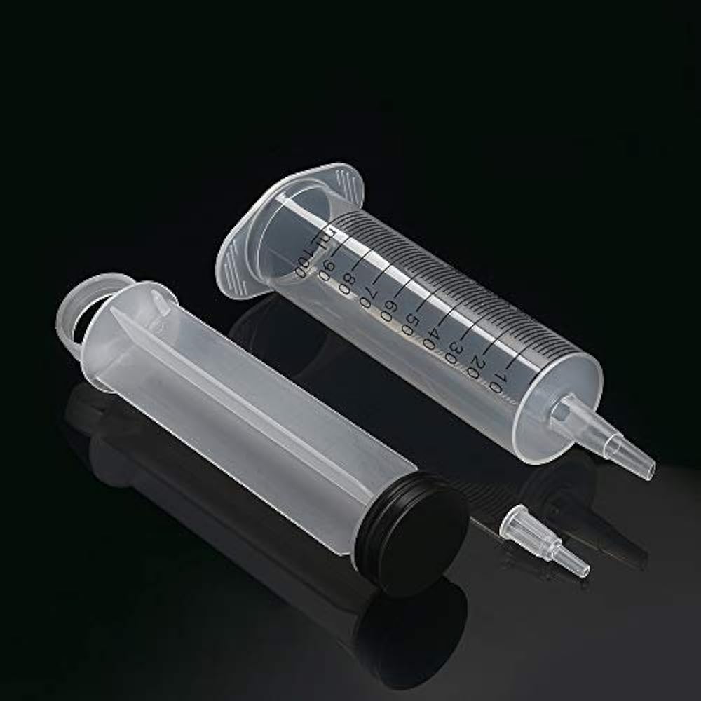 3 Pack Sample Injection Syringes 100ml Syringes, Large ...