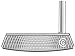 Cleveland Golf 2135 Satin Elevado Putter