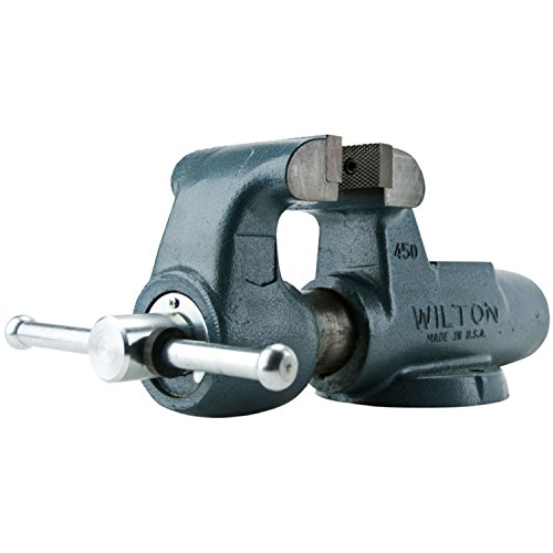 Click Here to See More Images Wilton 10086 450N, Machinists-Feet Bench Vises-Stationary Base, 4-1/2-Inch Jaw Width, 7-1/2-Inch Jaw Opening, 4-Inch Throat Depth