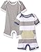 Burt's Bees Baby Baby Boys' Set of 2 Organic Shortalls