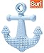 Mayapple Baby - Suri™ the Octopus and Friends Teether - 1 Silicone Teething Toys - Light Blue Anchor Single - Award-winning, Patented