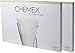 Chemex FP-2 Bonded Unfolded 13 inch Half Moon Circle Coffee Filters Set of 2 (200 Filters) with Free FOXGALLERY Coffee Guide