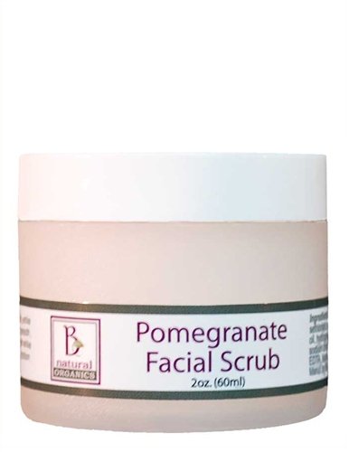 Be Natural Organics Pomegranate Facial Scrub 2 Oz (60 ml)
