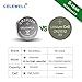 【5-Year Warranty】 CELEWELL 100 Pack CR2032 Battery 2032 ECR2032 230mAh 3 Volt Lithium Battery Coin Button Cell