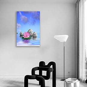 Canvas Wall Art for Living Room,Bedroom Home Artwork Paintings Cobblestone Ready to Hang - 12x18 inches