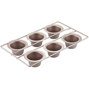 Amazon Com Chicago Metallic Professional 6 Cup Popover Pan 15 5