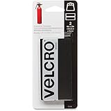 VELCRO Brand - Industrial Strength Tape 4" x 2" Strips, 2 Sets - Black (Kitchen)