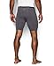 Under Armour Men's HeatGear Armour Compression Shorts - Mid, Carbon Heather/Black, X-Large