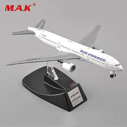 Diecasts & Toy Vehicles - Kid Children Plane Toys Diecast Air France Alloy Passenger Aircraft Airbus Boeing 777-200 Handmade Plane Model Toys Collection - by LINAE - 1 PCs
