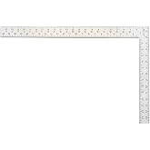Starrett Professional Framing Square, 24" x 2" Body, 16" x 1-1/2" Tongue | Clear Coating, Tempered Steel, 1/8" Graduation Stamping, FS-24