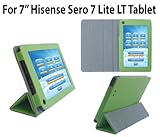HappyZone PU Leather Case Cover For Hisense Sero 7 Lite LT Tablet - Green