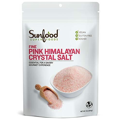 SunFood Super Foods Fine Himalayan Crystal Salt - 16 oz