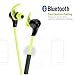 1byone Bluetooth 4.1 Wireless In-Ear Headphones, Sports Earphones with HD Stereo Sound & Modern, Sweat-Proof and Ergonomic Design, Black & Green