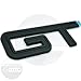 Ford Mustang GT Fender and Trunk Emblems - Matte Black