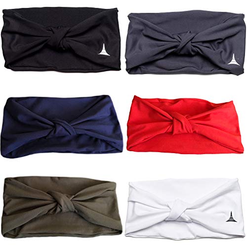 French Fitness Revolution Yoga Headbands for Women/Sweatband for Sports, Workout or Running, Insulates and Absorbs Sweat, Head Bands for Girls - Thumbnail 2
