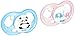 NUK Breeze 2 Piece Orthodontic Pacifier, Girl, 0-6 Months