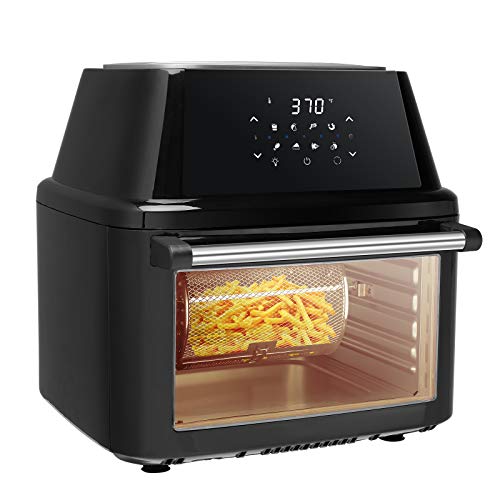 Z ZTDM Air Fryer Oven with Rotisserie, 17 QT 8in1 Air Fryer