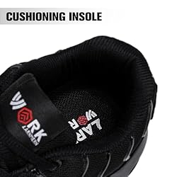 DYKHMILY Steel Toe Sneakers for Men Wide Air