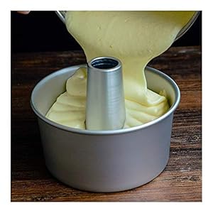 6inch 8inch Aluminium Ronde chiffon Cake Pan verwijderbare bodem Hollow Chimney cakevorm DIY Bakken Cake’s (Color…
