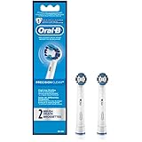 Oral-B Precision Clean Electric Toothbrush Replacement Brush Heads Refill, 2 Count