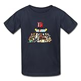 Kid's Funny Quotes Total Drama All Stars T-shirts Size M Navy By Mjensen