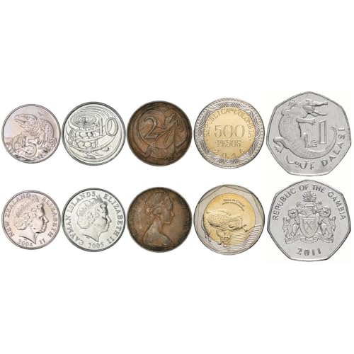 5 Crawling Animal Coins