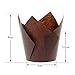 Hestya 150 Pieces Tulip Muffin Baking Cups Cupcake Muffin Liners Baking Cup Holder for Weddings Birthday Parties, 3 Colors