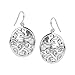 Silpada 'Tidal Wave' Disc Drop Earrings in Sterling Silver