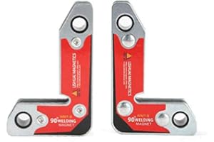 LISHUAI 2pcs Inside/Outside 90 Degree Neodymium Welding Magnets Holder/Strong 30 60 90 Angles NdFeB Magnetic Clamp