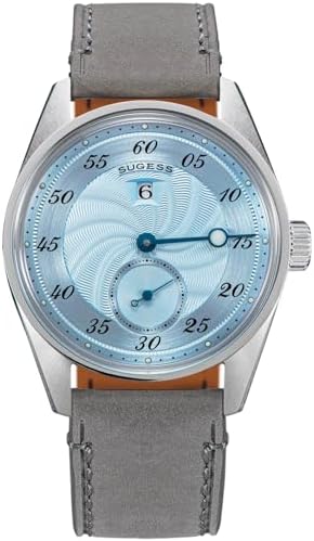 Amazon.com: Sugess Seagull ST17, Jump Hour, White, 38mm, Dome
