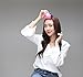 iBang Portable Instant Heat Hot Roller Clip temp. 80℃ 176℉ - Natural Wave Hair Bang Curler for Travel Work at voltage,ampere 5V,2A, not 5V,1A (Rose Pink)