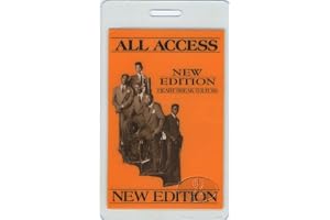 NEW EDITION 1989 Tour Laminated Backstage Pass