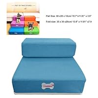 Pet Stairs,Removable Pet boy Bed Stairs, Fashion Orthopedic Dog cat Stairs,Step Comfort Pet Girl Stairs,Protect Pets