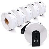 COLORWING Compatible Address Labels Replacement for DK-1201 Brother Labels 1.1" x 3.5" White Die-Cut 29mm x 90mm Standard Address Labels, for Brother QL-800 QL-810W QL-700, 6 Roll - 400 Labels/Roll