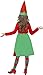 Smiffys Children's Santa's Little Helper Costume, Dress and Hat, Color: Green and Red, Ages 10-12, Size: Large,39104