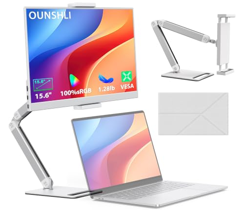 OUNSHLI Portable Monitor 15.6 Inch FHD