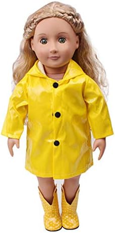 Bigby Rain Clothes Dress Hat Coupon Vouchers For 18 Inch American Girl Doll Accessory Girl Toy