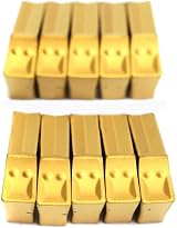 SPORTARC 10Pcs SP300 NC3020 GTN-3 CNC Grooving Inserts 3mm Width view 3