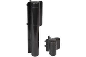 LOCINOX Mammoth 180° Gate Hinge Self-Closing Aluminium Black Anodized (w/Dino)