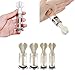 Portable Breast Massager Vacuum Cupping Transparent Body Massage Cups Travel Massager Tool Therapy Cupping Device (Small and Medium)