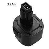 FirstPower Upgrade 9.6V 3700mAh Battery Replacement DEWALT NiCd DW9061 DW9062 DW952 DW9.6-Volt Battery Suit All DEWALT 9.6V Power Tools