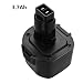 FirstPower Upgrade 9.6V 3700mAh Battery Replacement DEWALT NiCd DW9061 DW9062 DW952 DW9.6-Volt Battery Suit All DEWALT 9.6V Power Tools