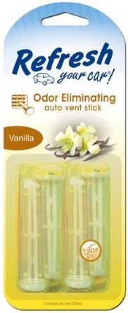 Refresh Your Car Vanilla Vent Odor Eliminator - 4 per Case [Set of 6]