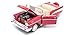 Road Signature 1957 Chevy Bel Air Convertible, Red - Lucky 92108 - 1/18 Scale Diecast Model Toy Car